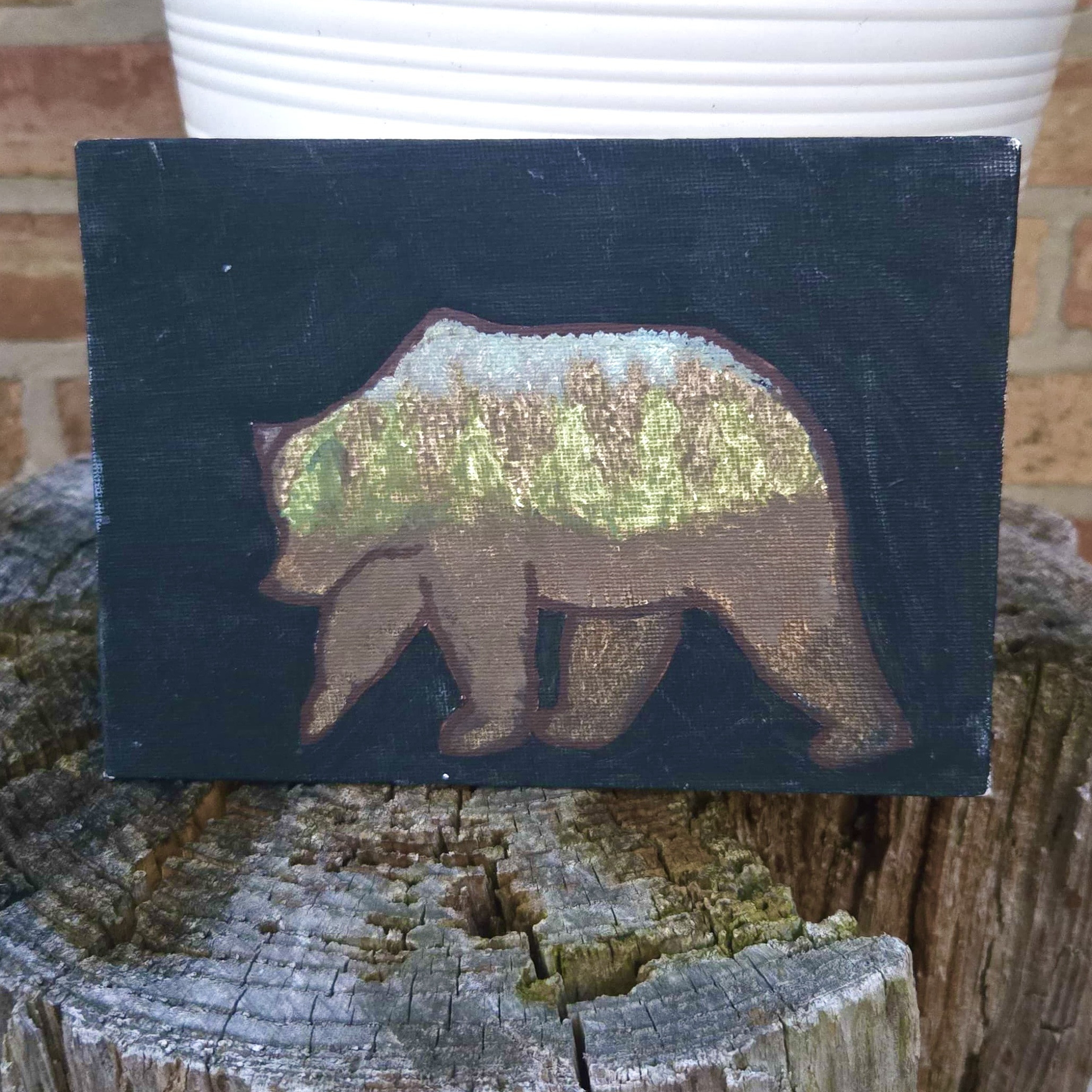 Bear of the Forest (Bear Painting)